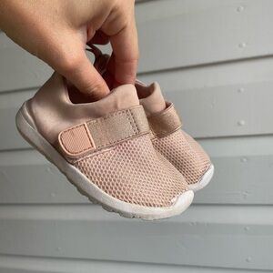Kids Lightweight Slip-On Mesh Sneakers - Blush Pink